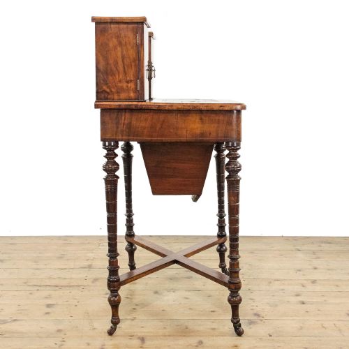 fig 1. Antique Walnut ‘Bonheur De Jour’ Ladies Writing Desk