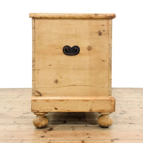 fig 1. Antique 19th Century Large Pine Blanket Chest