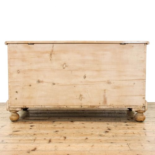 fig 2. Antique 19th Century Large Pine Blanket Chest