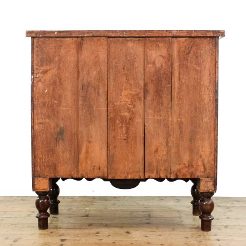 fig 2. Antique Bow Front Chest of Drawers