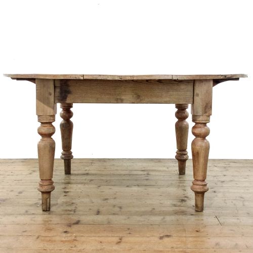 fig 2. Antique Pine Circular Top Table