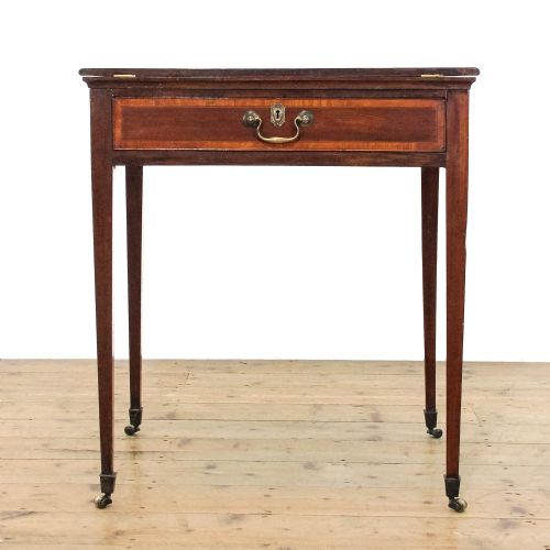 fig 1. Antique 19th Century Mahogany Writing Table