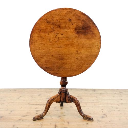 fig 1. Antique Oak Tilt Top Table