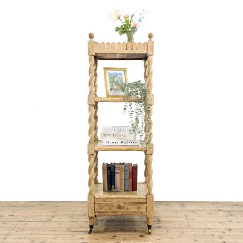 fig 1. Antique Victorian Etagere Bookcase
