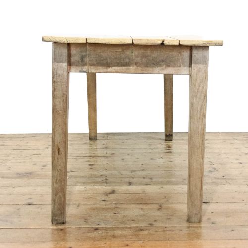 fig 1. Rustic Antique Pine Kitchen Farmhouse Table