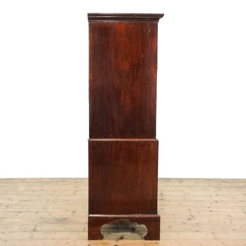 ANTIQUE GEORGE III MAHOGANY CHEST ON CHEST - ADDITIONAL PHOTO 1