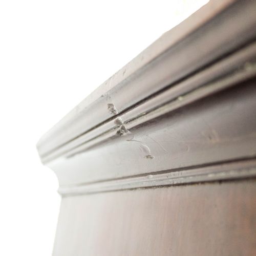 ANTIQUE GEORGE III MAHOGANY CHEST ON CHEST - ADDITIONAL PHOTO 8