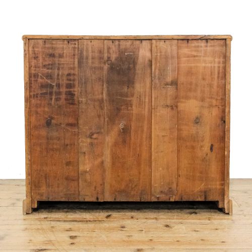 ANTIQUE VICTORIAN PINE CHEST OF DRAWERS - ADDITIONAL PHOTO 2