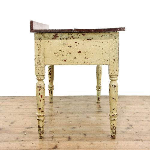 fig 1. Antique Victorian Pine Kitchen Work Table