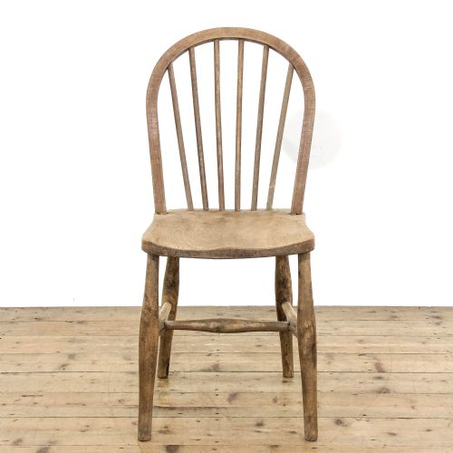 fig 2. Set of Four Antique Pine Kitchen Chairs