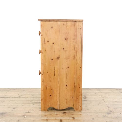 ANTIQUE VICTORIAN PINE CHEST OF DRAWERS - ADDITIONAL PHOTO 3