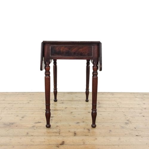 ANTIQUE 19TH CENTURY MAHOGANY PEMBROKE TABLE - ADDITIONAL PHOTO 2