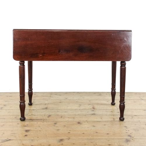 ANTIQUE 19TH CENTURY MAHOGANY PEMBROKE TABLE - ADDITIONAL PHOTO 4