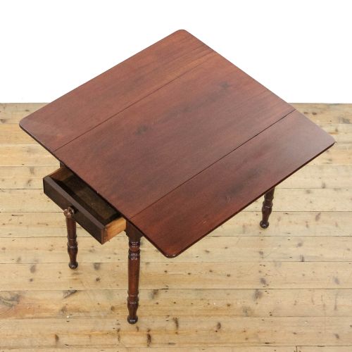 ANTIQUE 19TH CENTURY MAHOGANY PEMBROKE TABLE - ADDITIONAL PHOTO 5