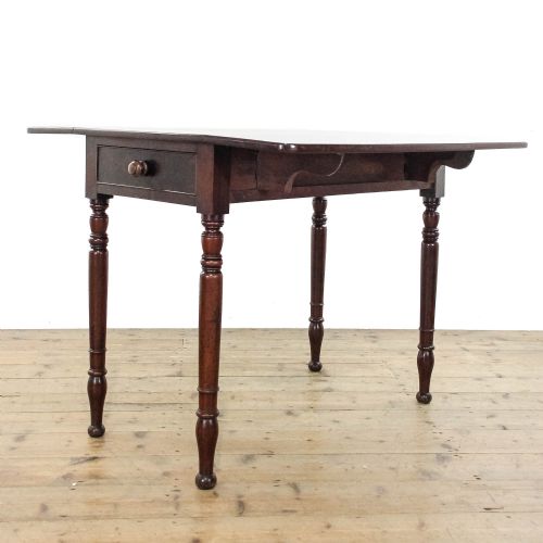 ANTIQUE 19TH CENTURY MAHOGANY PEMBROKE TABLE - ADDITIONAL PHOTO 6