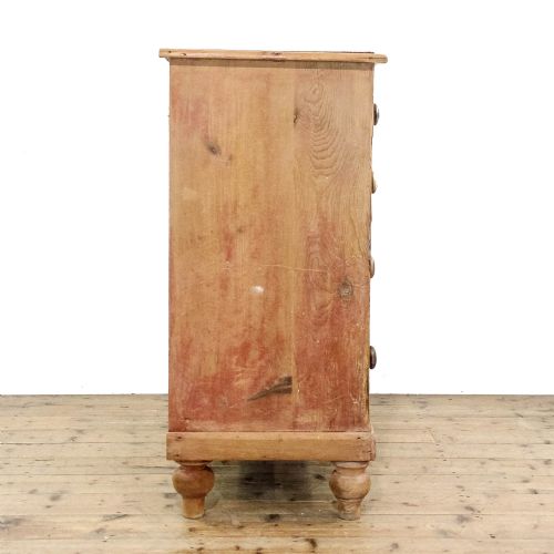fig 1. Antique Victorian Stripped Pine Chest of Drawers