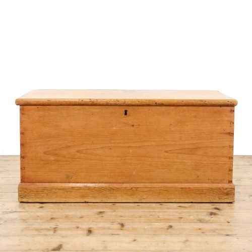 fig 1. Antique Stripped Pine Trunk 

