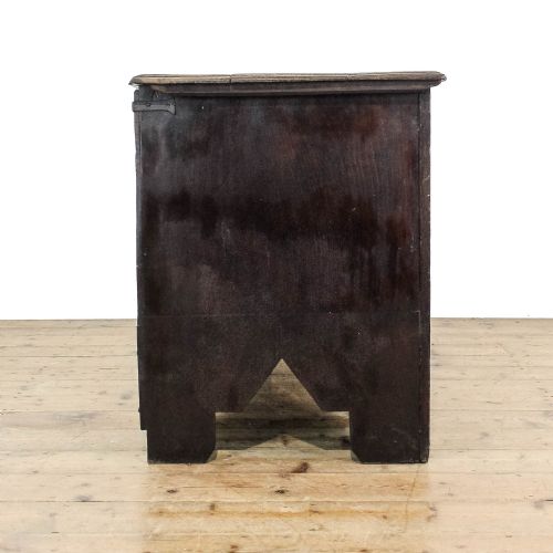 fig 1. Antique 17th Century Oak Coffer
