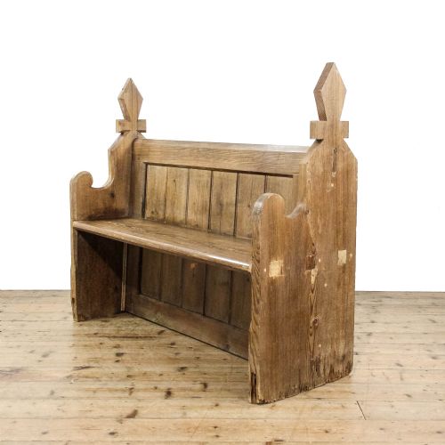 Antique Pine Pew

