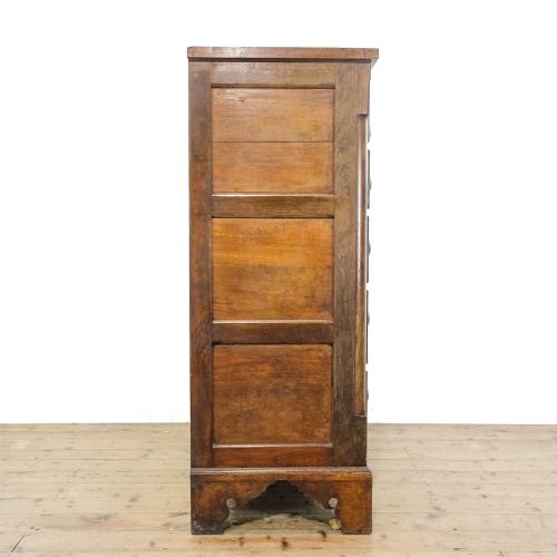fig 1. Antique Large 19th Century Oak Chest of Drawers