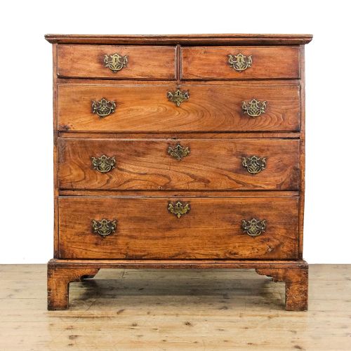 Antique Late 18th Century Elm Chest of Drawers
