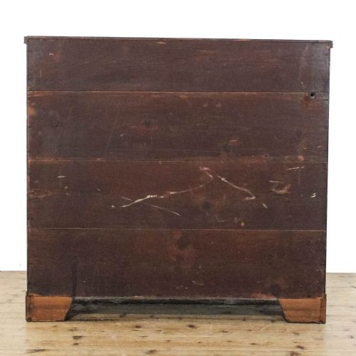 fig 2. Antique 19th Century Bow Front Mahogany Chest of Drawers
