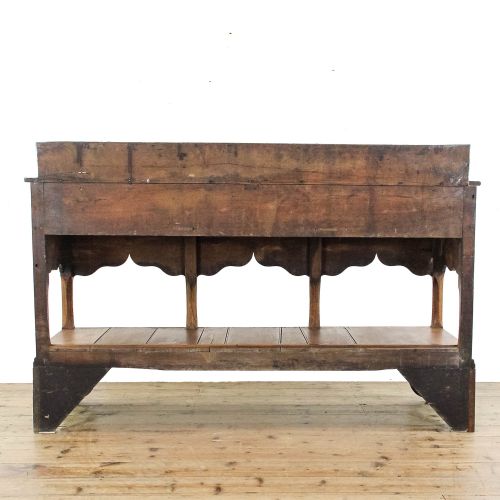 fig 2. Antique 18th Century Oak Dresser Base