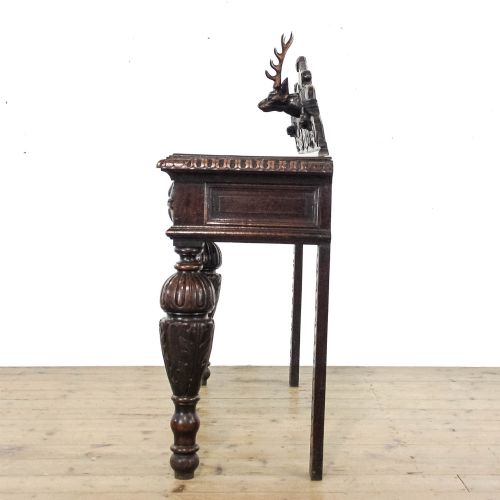 fig 2. Victorian Carved Oak Hall Table
