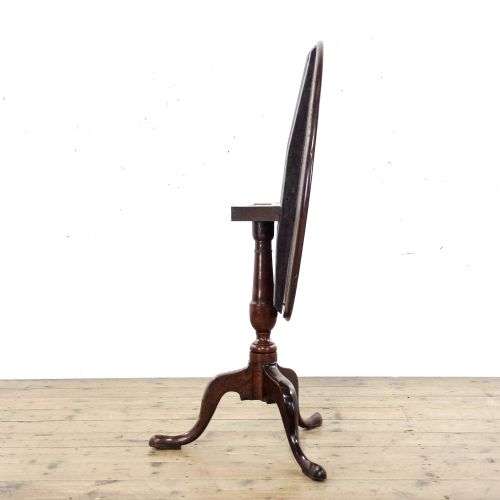 fig 2. Antique George III Mahogany Tilt Top Table