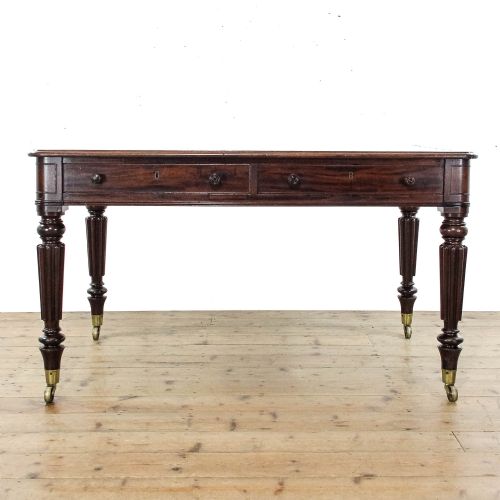 fig 1. Antique Mahogany Partners Writing Desk