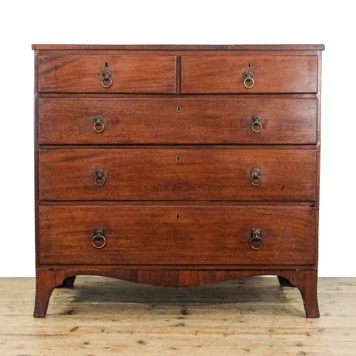 Antique Early 19th Century Mahogany Chest of Drawers
