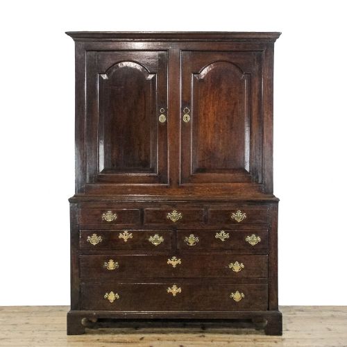 Antique 18th Century Oak Housekeepers Cupboard

