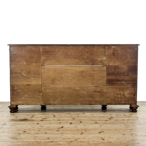 fig 2. Antique Victorian Long Oak Bookcase