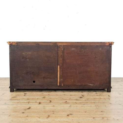 fig 2. Antique Oak Side Cupboard Dresser Base