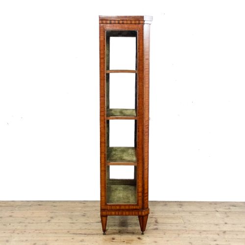 ANTIQUE INLAID KINGSWOOD DISPLAY CABINET - ADDITIONAL PHOTO 1