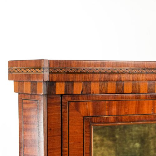 ANTIQUE INLAID KINGSWOOD DISPLAY CABINET - ADDITIONAL PHOTO 6