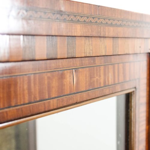 ANTIQUE INLAID KINGSWOOD DISPLAY CABINET - ADDITIONAL PHOTO 7