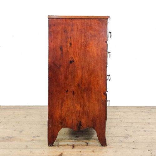 fig 2. Antique 19th Century Mahogany Bow Front Chest of Drawers
