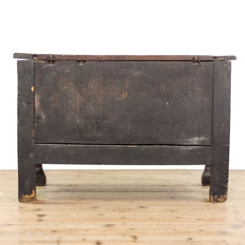 fig 1. Antique Continental Oak Coffer