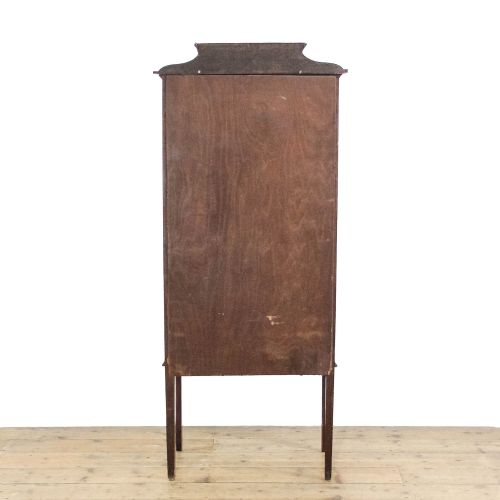 fig 2. Antique Edward Mahogany Inlaid Display Cabinet
