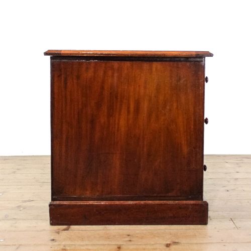 fig 1. Antique Victorian Mahogany Kneehole Desk