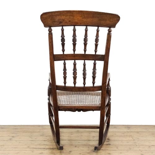 ANTIQUE WINDSOR SPINDLE BACK ROCKING CHAIR - ADDITIONAL PHOTO 3