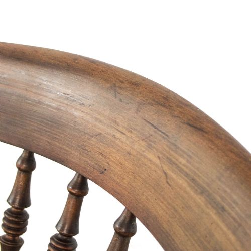 ANTIQUE WINDSOR SPINDLE BACK ROCKING CHAIR - ADDITIONAL PHOTO 6