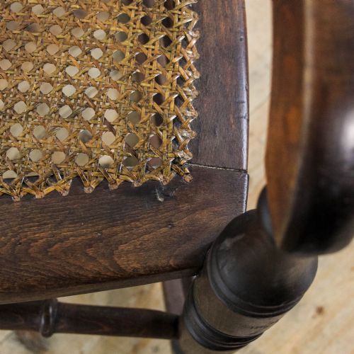 ANTIQUE WINDSOR SPINDLE BACK ROCKING CHAIR - ADDITIONAL PHOTO 7