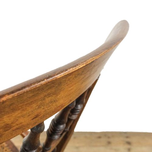 ANTIQUE WINDSOR SPINDLE BACK ROCKING CHAIR - ADDITIONAL PHOTO 8