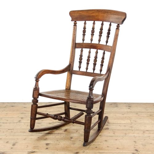 Antique Windsor Spindle Back Rocking Chair
