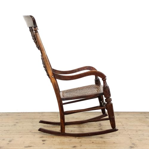 fig 2. Antique Windsor Spindle Back Rocking Chair