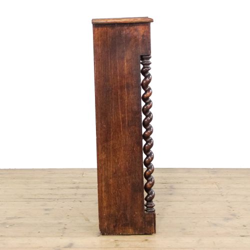 fig 2. Antique Low 19th Century Gothic Open Bookcase