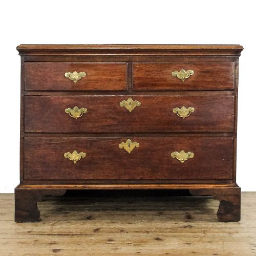 Antique Georgian Oak Country Chest of Drawers
