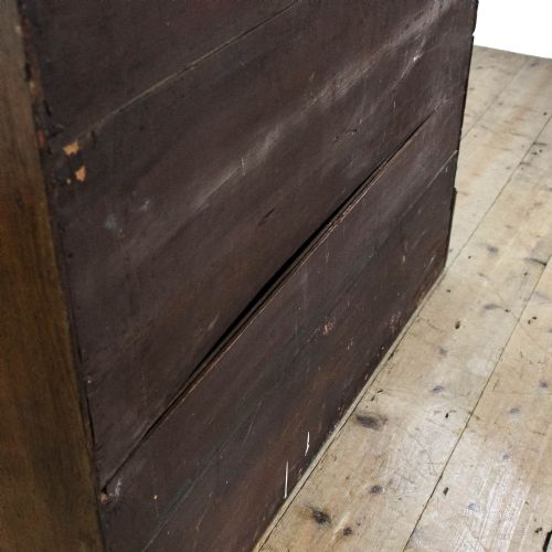 fig 2. Antique Georgian Oak Country Chest Of Drawers
